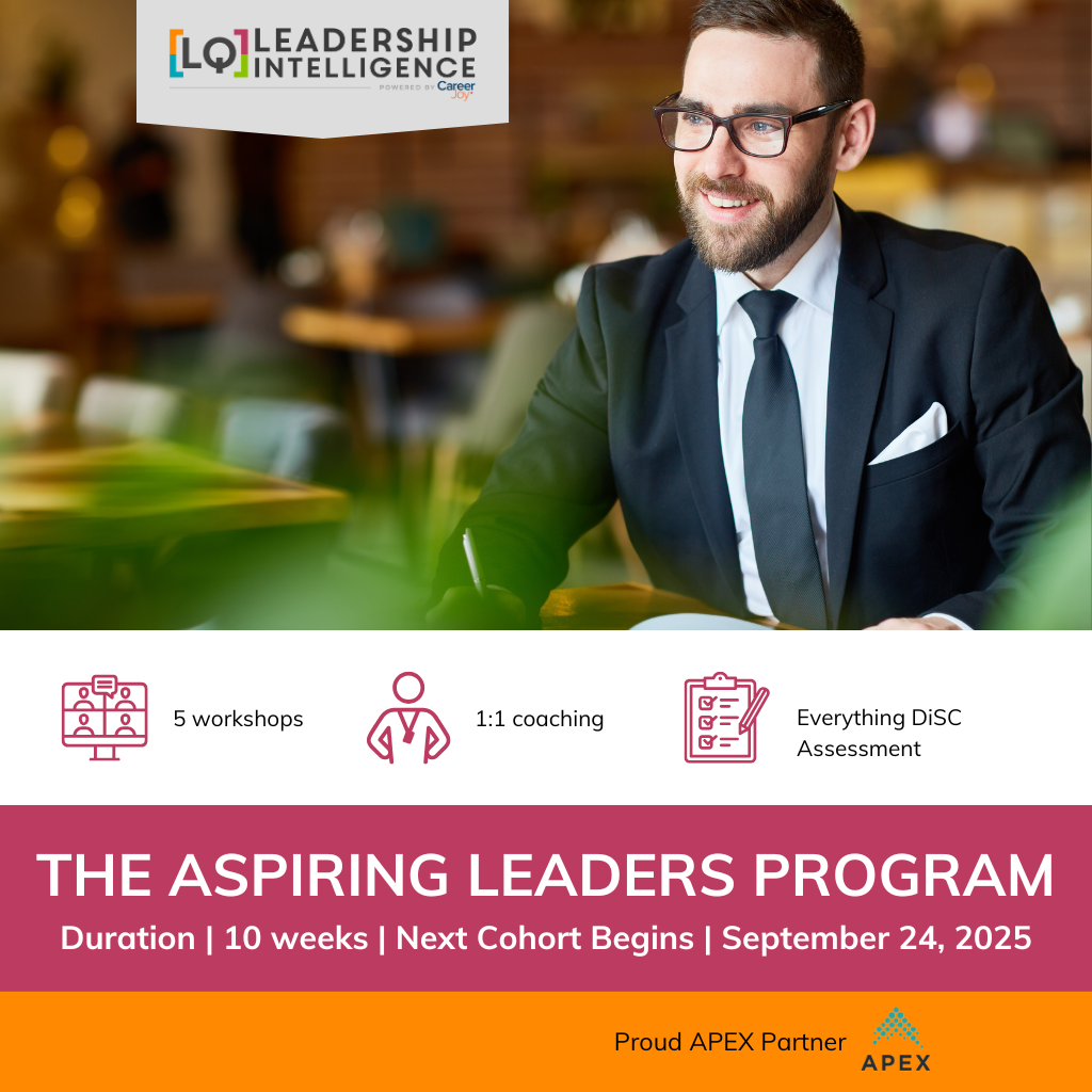 Aspiring Leaders Program | 5 workshops + 5 coaching sessions + Managerial Style Assessment (cohort starting Sep 24, 2025)