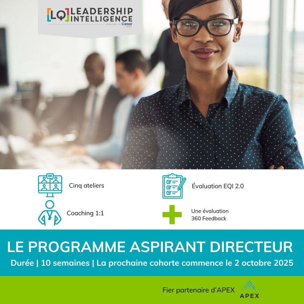 Aspiring Directors Program | 5 workshops + 5 coaching sessions + EQi2.0 Emotional Intelligence + 360 Assessment , Report & Debrief (cohort starting Oct 1, 2026)